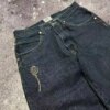 Deadbeat Skull Wide Leg Jeans - Image 5